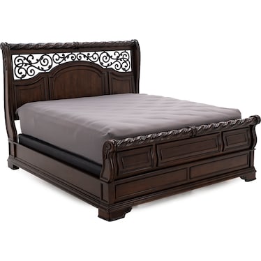 Erna Queen Sleigh Bed