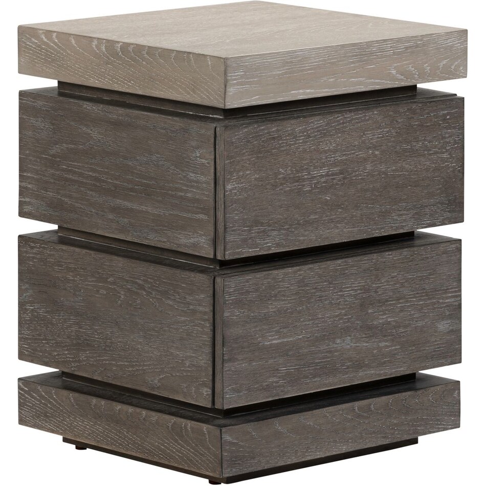 lbty charcoal with ash tops chairside table pie  