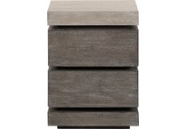 lbty charcoal with ash tops chairside table pie  