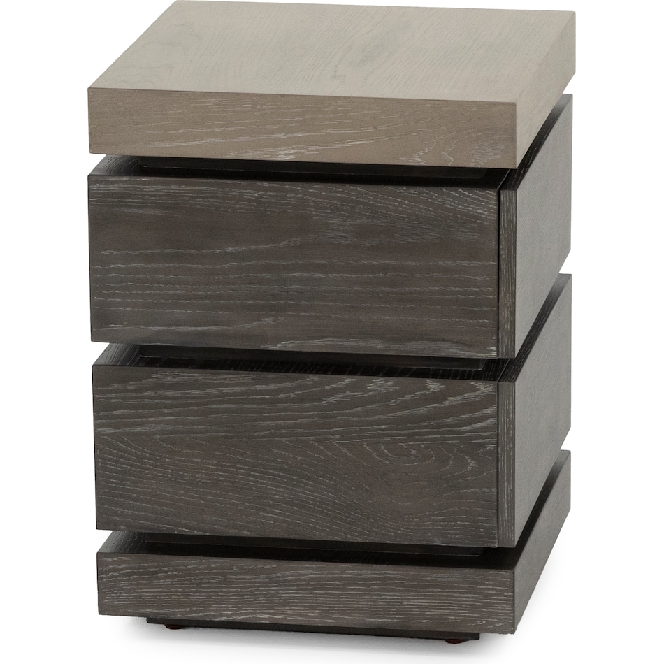 lbty charcoal with ash tops chairside table pie  