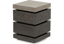 lbty charcoal with ash tops chairside table pie  