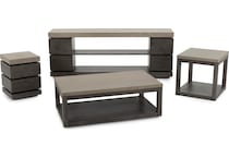 lbty charcoal with ash tops chairside table pie  