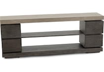 lbty charcoal with ash tops console pie  