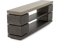 lbty charcoal with ash tops console pie  