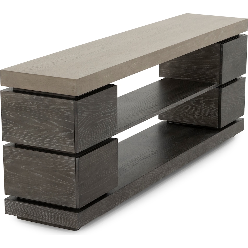 lbty charcoal with ash tops console pie  