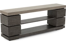 lbty charcoal with ash tops console pie  