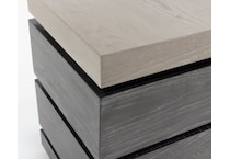 lbty charcoal with ash tops console pie  