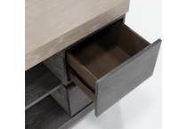 lbty charcoal with ash tops console pie  