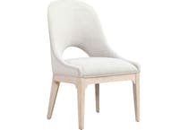 lbty cloud white   textured gravel inch standard seat height side chair   