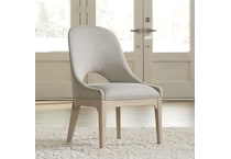 lbty cloud white   textured gravel inch standard seat height side chair   