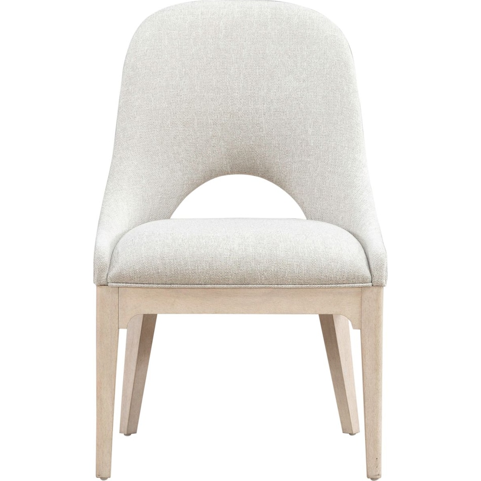 lbty cloud white   textured gravel inch standard seat height side chair   