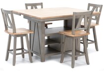 lbty counter height rectangle p  