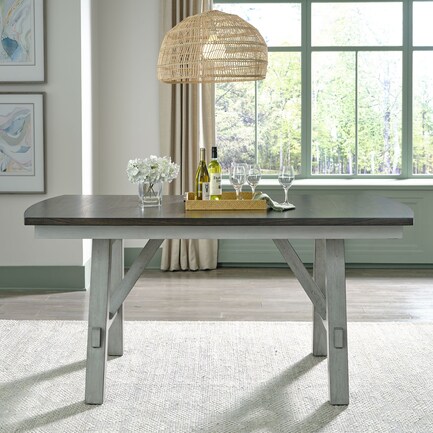 Bayview 78" Trestle Counter Height Dining Table