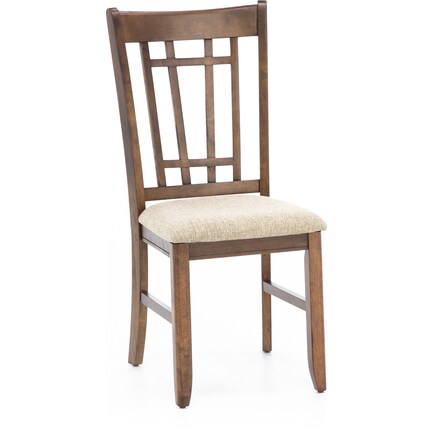 Macon Lattice Back Side Chair