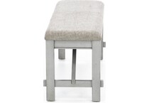 lbty distressed standard height bench   