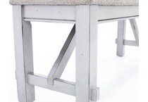 lbty distressed standard height bench   