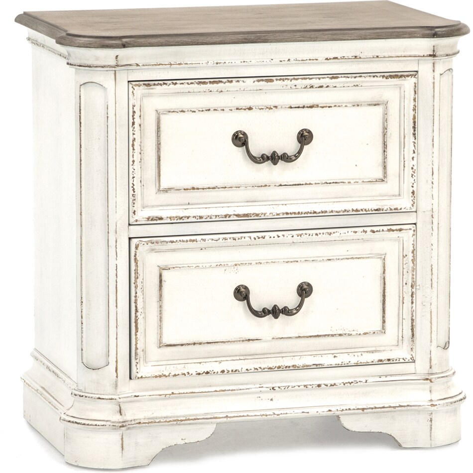 lbty distressed two drawer   