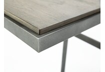 lbty grey chairside table   