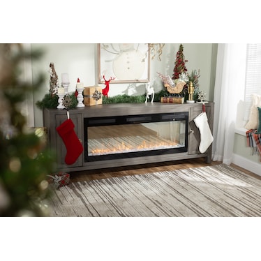 Modern Farmhouse 78" Fireplace