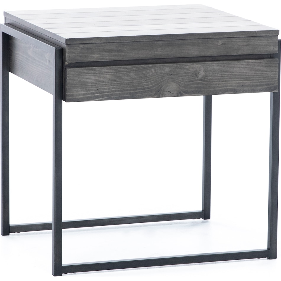 lbty grey end table   