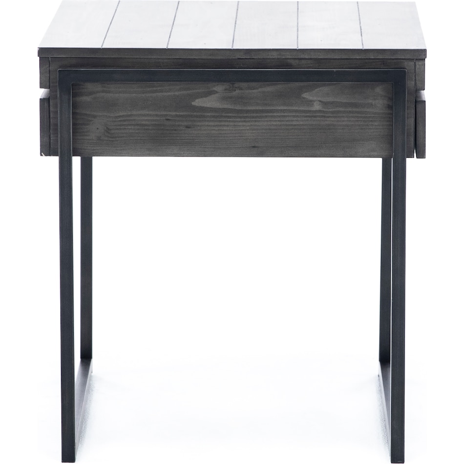 lbty grey end table   