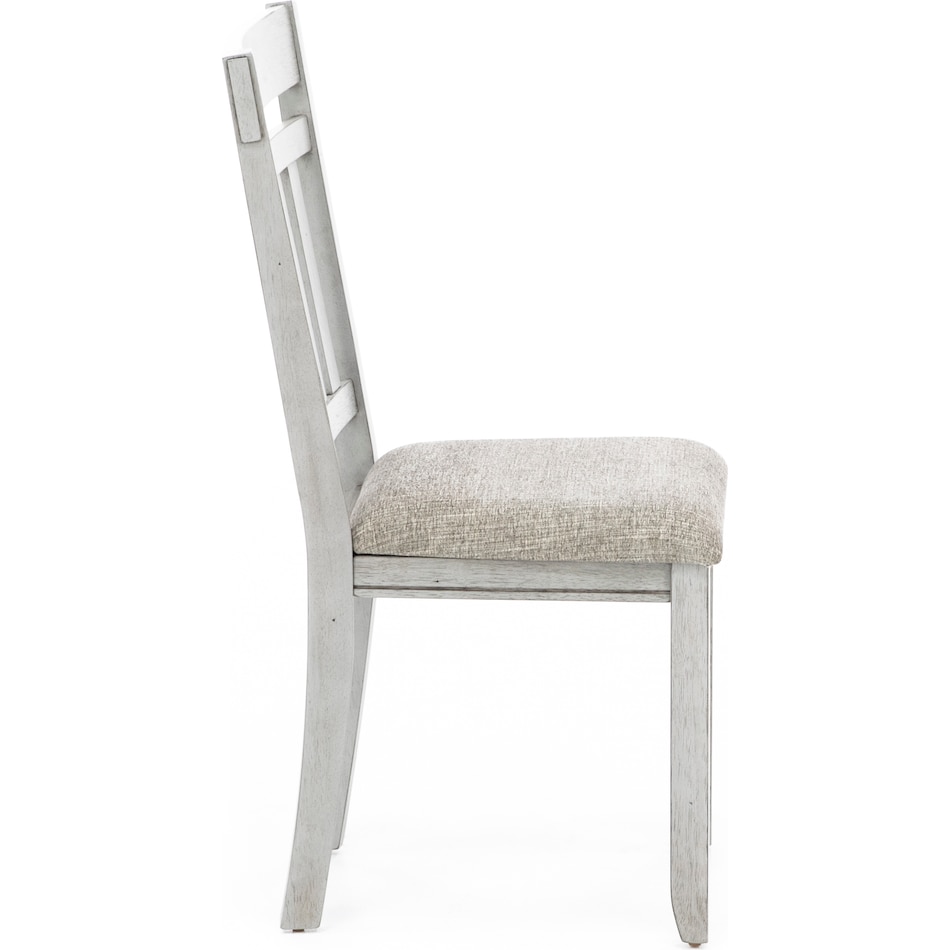 lbty grey standard height side chair   