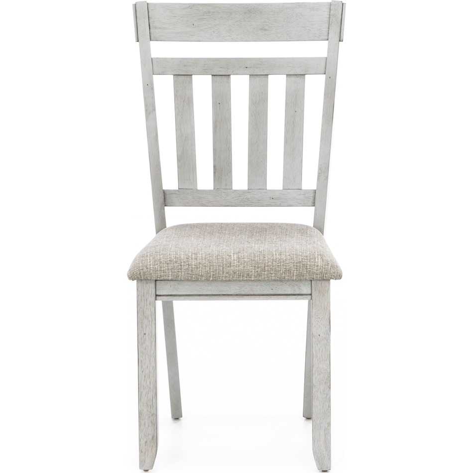 lbty grey standard height side chair   