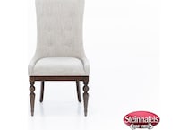 lbty satin inch standard seat height side chair  image   