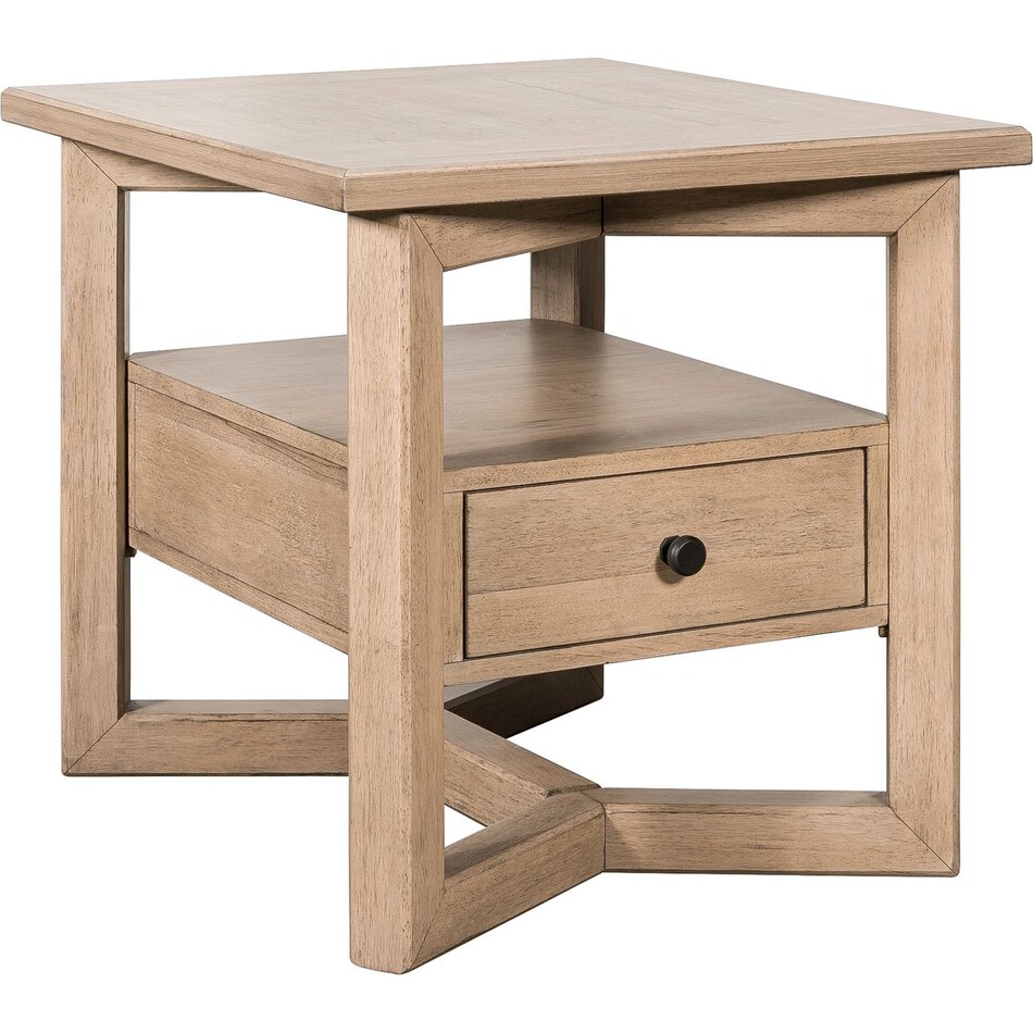 lbty tan end table prp  