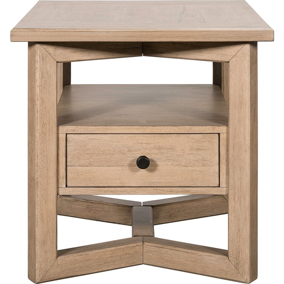 lbty tan end table prp  