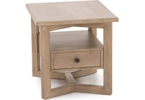 lbty tan end table prp  