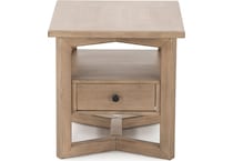 lbty tan end table prp  