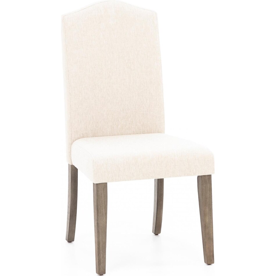 lbty tan standard height side chair   