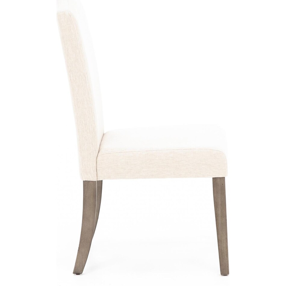 lbty tan standard height side chair   