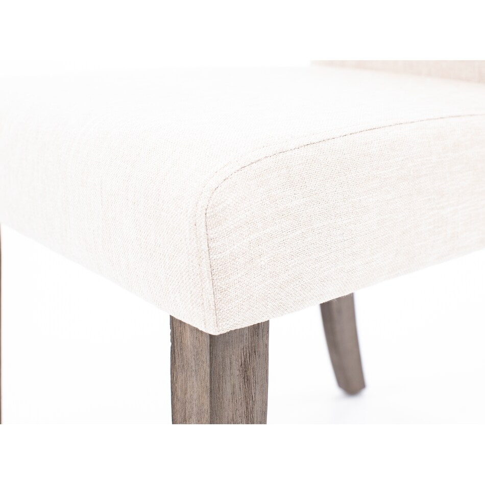 lbty tan standard height side chair   