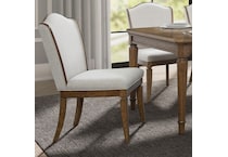 lbty warm antique inch standard seat height side chair   