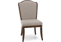 lbty warm antique inch standard seat height side chair   