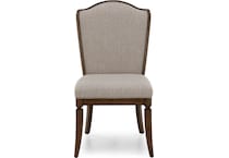 lbty warm antique inch standard seat height side chair   
