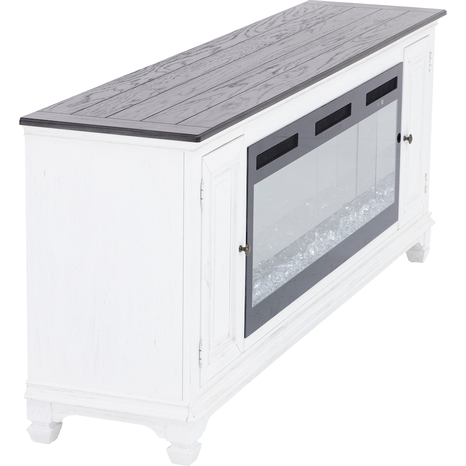 lbty white and charcoal finish console alp  