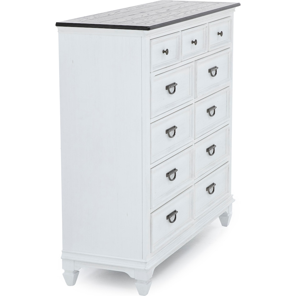 lbty white with charcoal tops drawer   