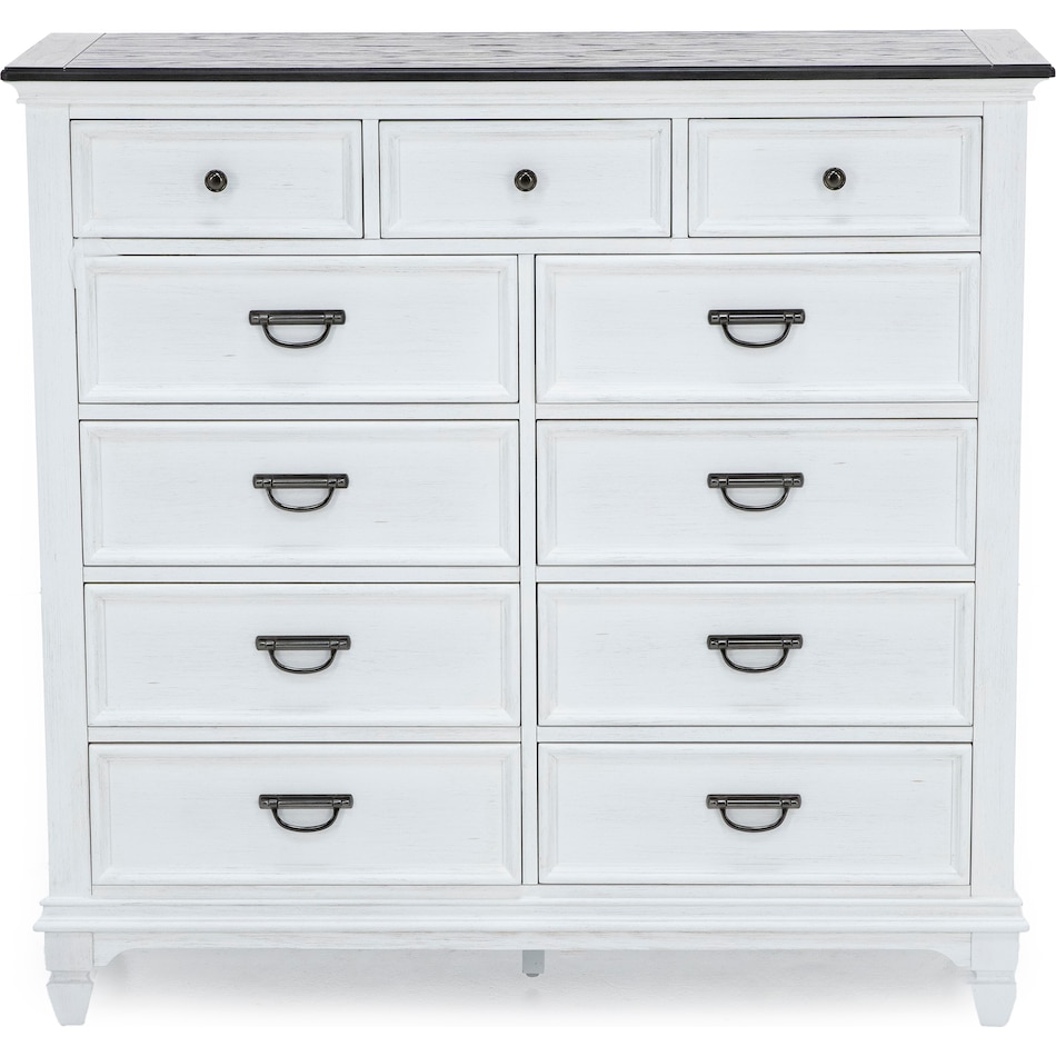 lbty white with charcoal tops drawer   