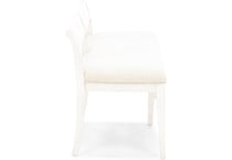 lbty white inch standard seat height bench   