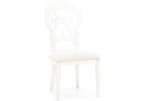 lbty white inch standard seat height side chair   