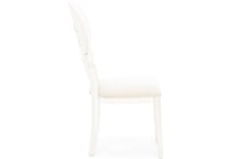 lbty white inch standard seat height side chair   