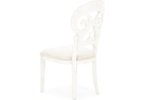 lbty white inch standard seat height side chair   