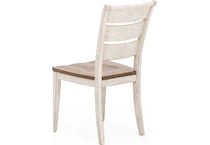 lbty white inch standard seat height side chair   