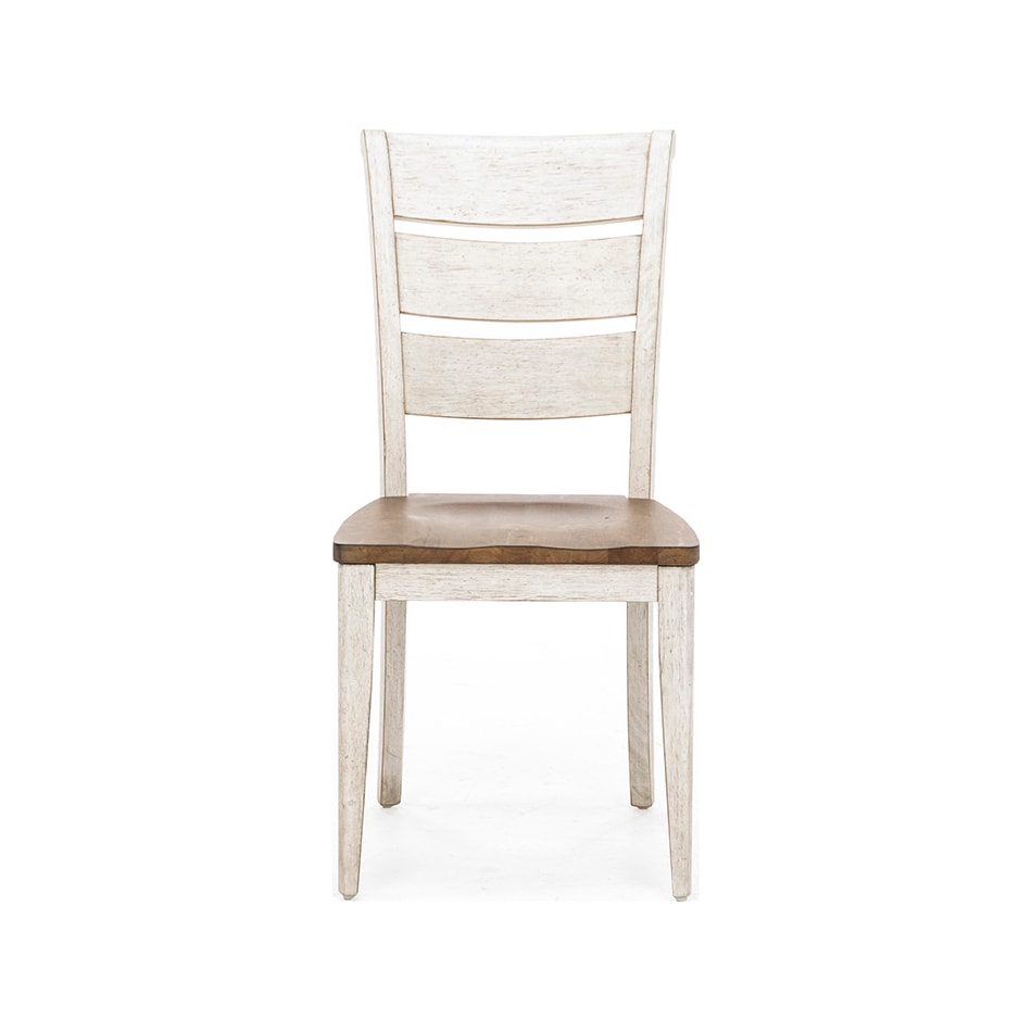 lbty white inch standard seat height side chair   