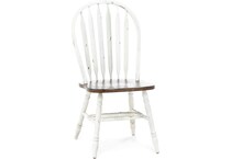 lbty white inch standard seat height side chair w  