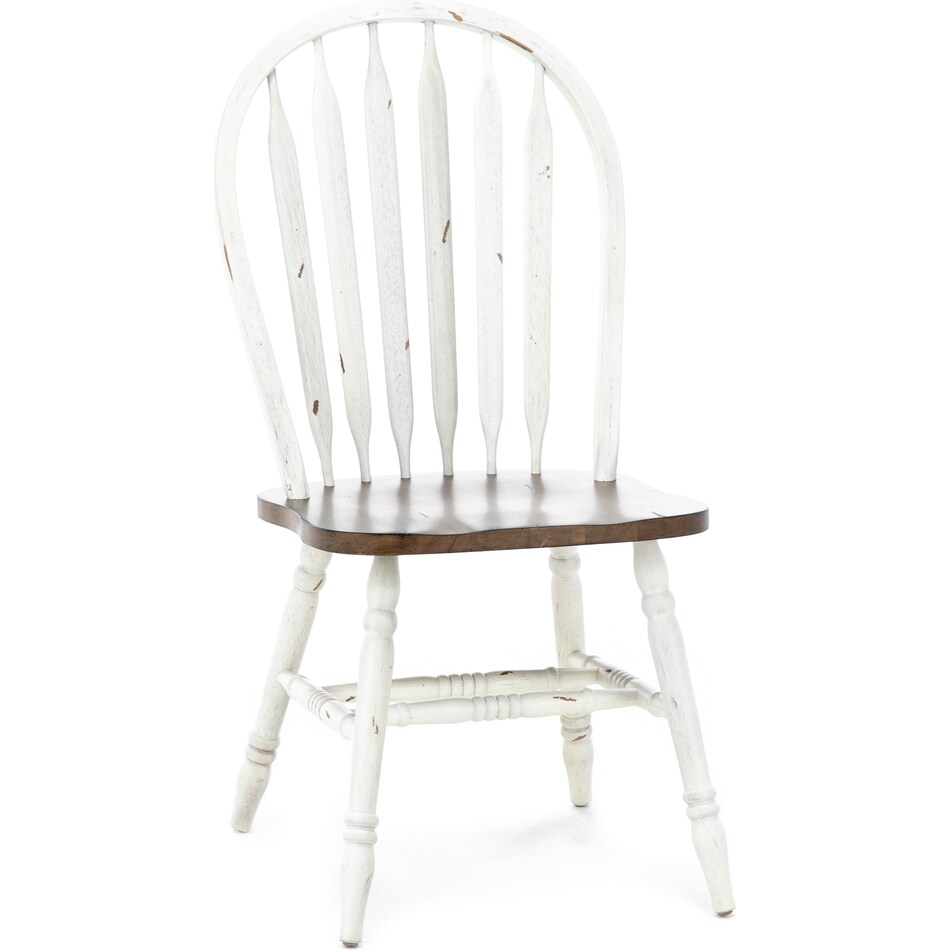 lbty white inch standard seat height side chair w  