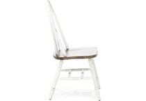 lbty white inch standard seat height side chair w  